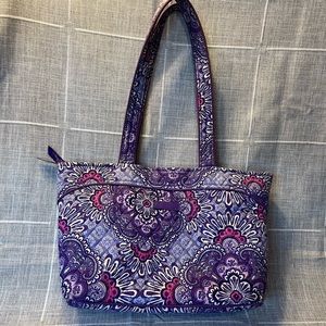 Pink, Purple, and White Very Bradley Handbag/Tote
